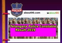 Telangana Police Constable Result 2019