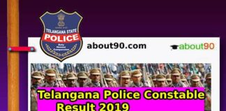 Telangana Police Constable Result 2019